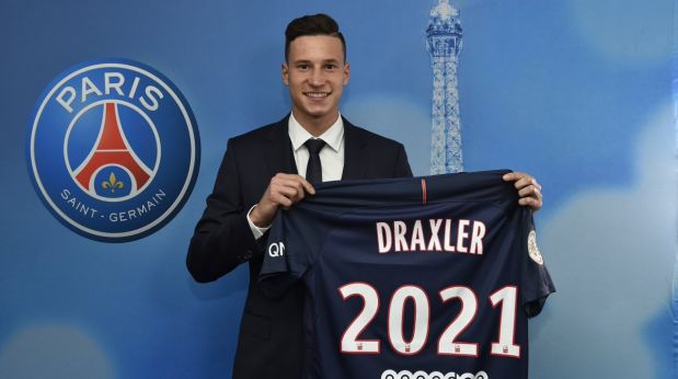 Julian Draxler fue presentado oficialmente en el PSG