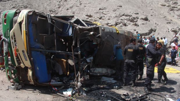 Ica: dos muertos y 25 heridos tras despiste de bus en Pisco | El ... - El Comercio