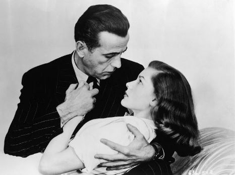 Bogart y Jacqueline Dalya en 