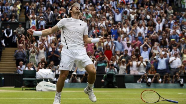 Andy Murray es el primer británico en ganar Wimbledon desde el año 1936 (Foto: AP)