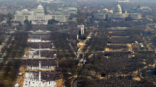 Fotos aéreas del Capitolio en Washington, Estados Unido. (Reuters/AFP)