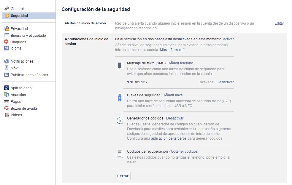 Facebook introduce protección de cuentas con USB | REDES-SOCIALES | EL COMERCIO PERÚ