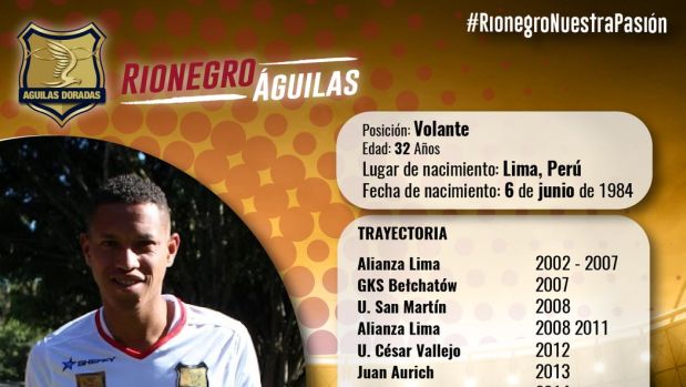 Alexander Sánchez fue fichado por Rionegro Águilas de Colombia