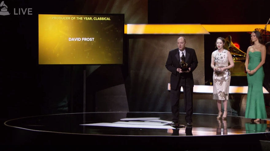 David Frost, productor del año en los Grammy. (Foto: Captura de pantalla)