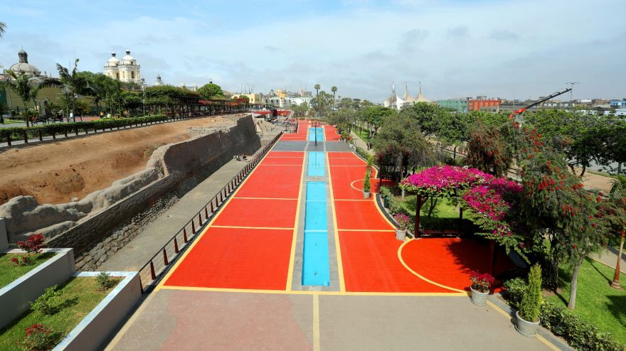Municipalidad de Lima presentó remozado Parque La Muralla 