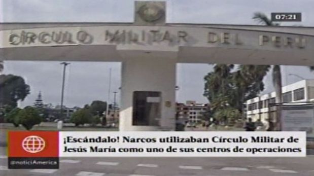 Mafia de narcos operaba en Círculo Militar de Jesús María - El Comercio