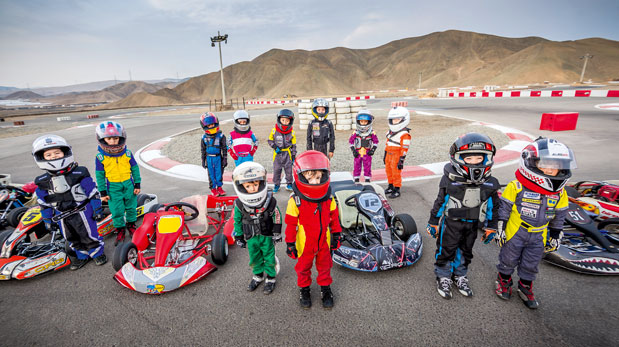 Baby kart: cuando los niños retan a la velocidad