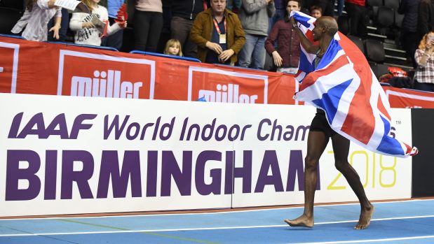 Atletismo: Mo Farah batió récord europeo de 5000 m. bajo techo