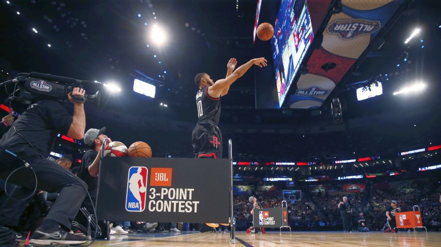 NBA: Eric Gordon brilló en concurso de triples de All Star 2017 [FOTOS]