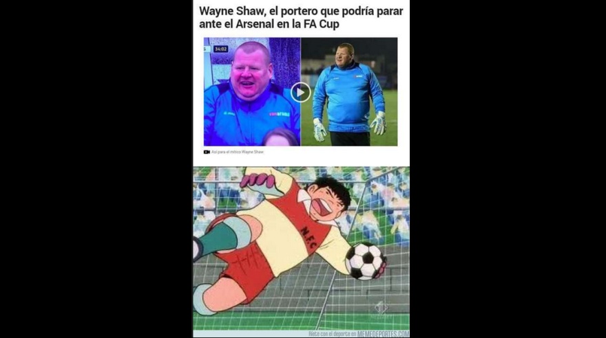 Wayne Shaw: mira los memes del portero que comió durante partido [FOTOS]