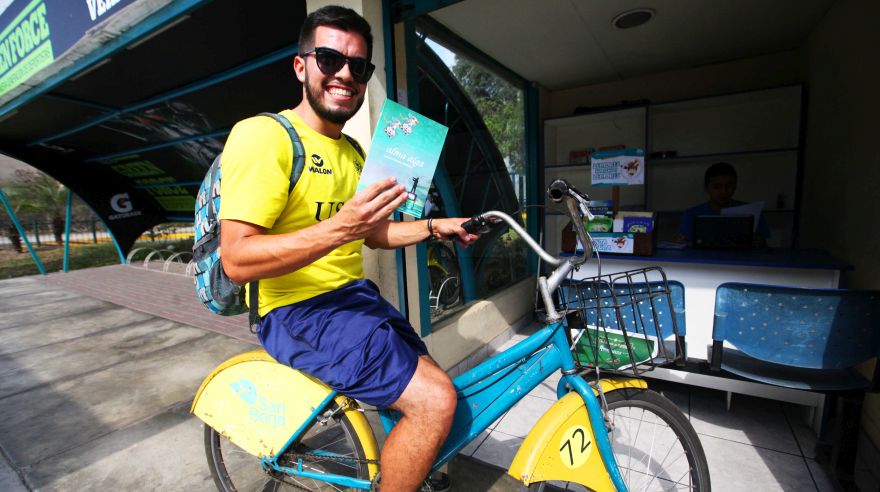 San Borja: implementan libreros en estaciones de bicicletas | Foto ... - El Comercio