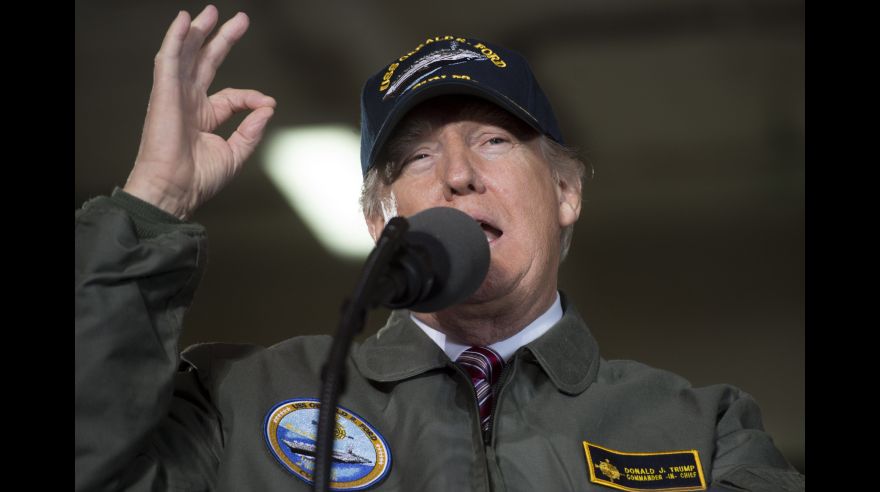 Trump promete incrementos militares 