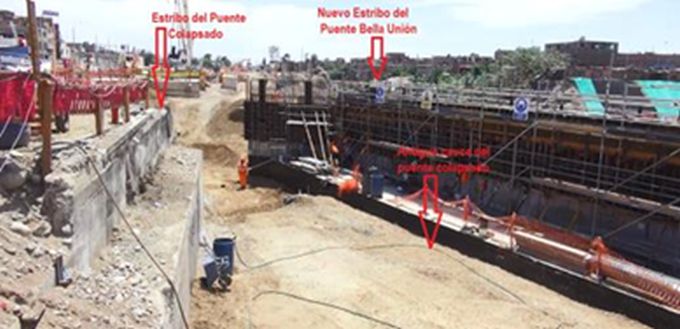 Contraloría advierte retraso en obras del Puente Bella Unión y que no se ejecutan de acuerdo al Master Plan. (Foto: Contraloría)