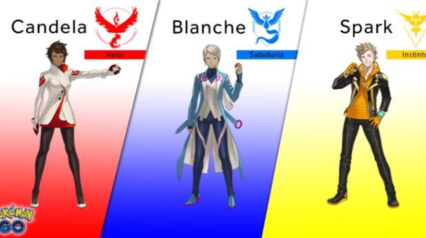Pokémon Go: podrás conocer más sobre los líderes de equipo