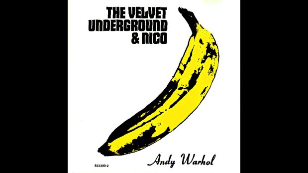 Portada del primer álbum de The Velvet Underground, ilustrado por Andy Warhol.