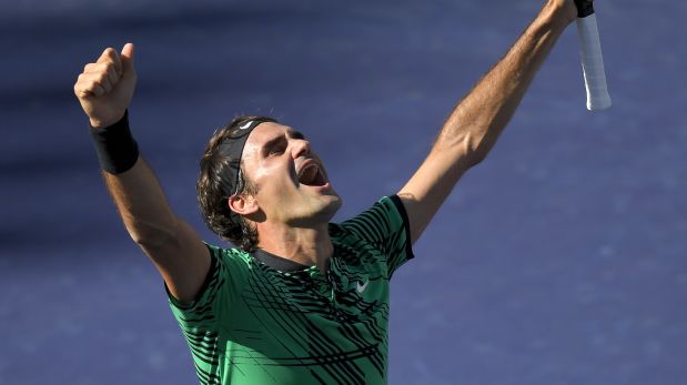 ¡Roger Federer es el campeón de Indian Wells! Venció a Wawrinka