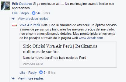Las críticas giraron en torno a la calidad de servicio que puede presentar la empresa. (Foto: Captura Facebook)