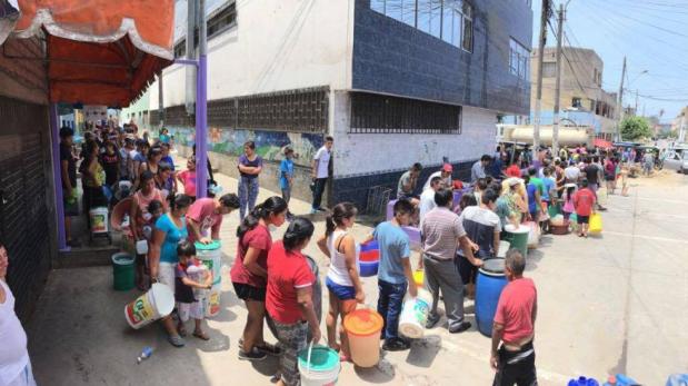 Los distritos de Lima que todavía reportan corte de agua