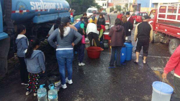 Arequipa: un millón de personas sufren restricciones de agua