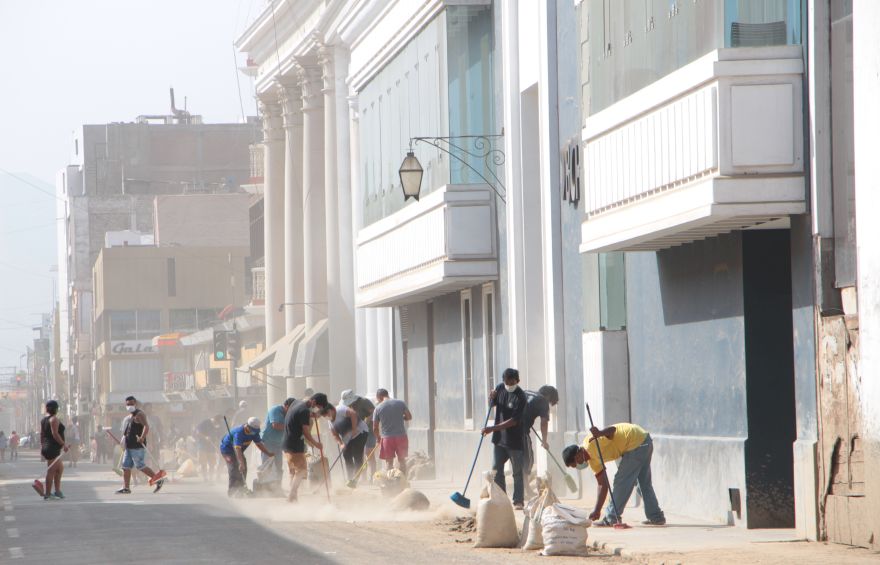 Trujillo se puso de pie: vecinos limpiaron el Centro Histórico | Foto ... - El Comercio