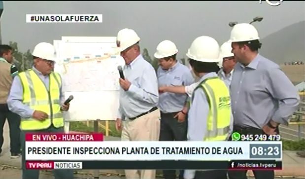 Planta de Huachipa: PPK comprobó que consorcio no terminó obras - El Comercio