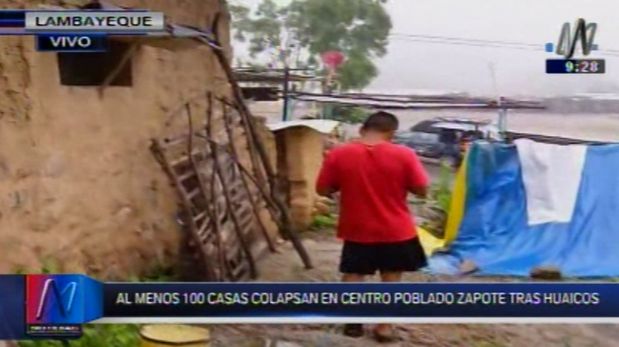 Lambayeque: otro huaico cayó en centro poblado de Motupe - El Comercio