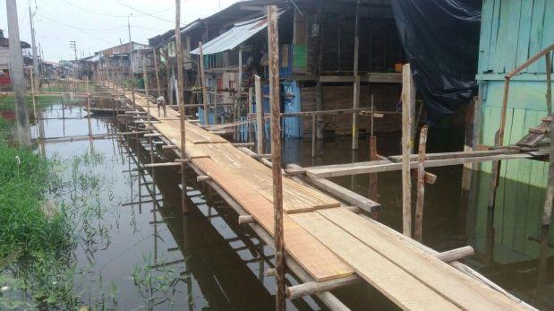 Iquitos: 29 asentamientos humanos inundados por el río Amazonas