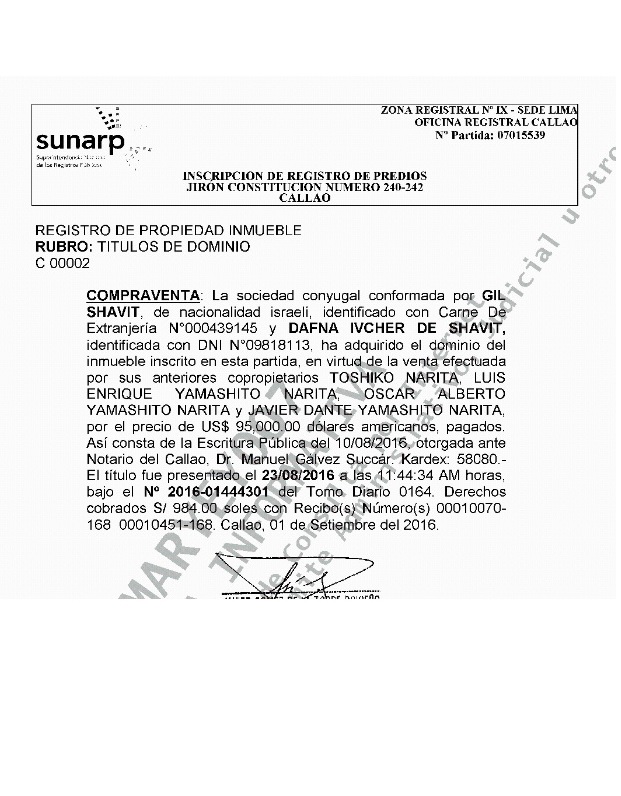Hay 21 inmuebles registrados a nombre de Gil Shavit.(Fotos:El Comercio)