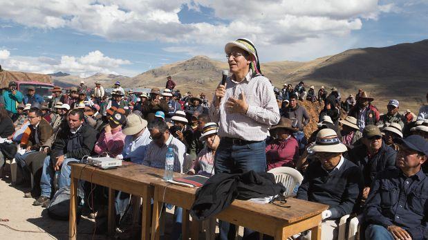 El ministro Martín Vizcarra ha sido uno de los funcionarios que llegó hasta el proyecto minero Las Bambas para intentar mediar en el diálogo. Vizcarra viajó en octubre del año pasado. (Foto: MTC)