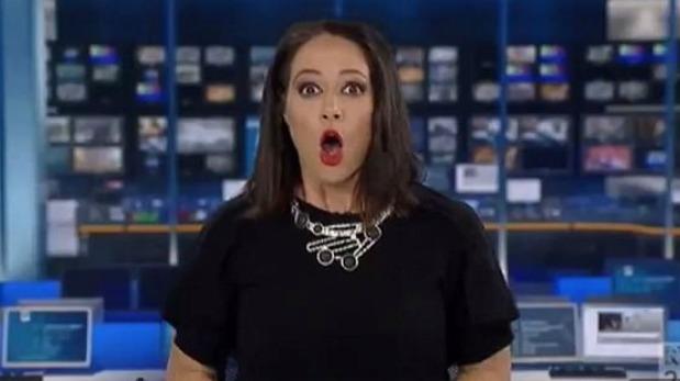 YouTube: presentadora se convierte en viral tras descuido en vivo