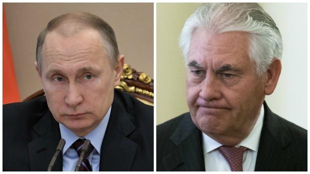 Rusia Putin recibe al secretario de Estado de Trump