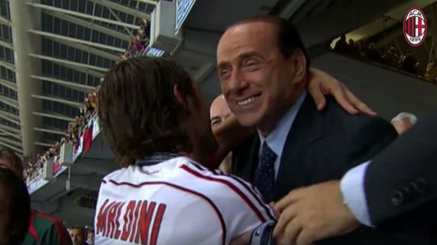 Facebook: los mejores momentos de Silvio Berlusconi al mando del Milan