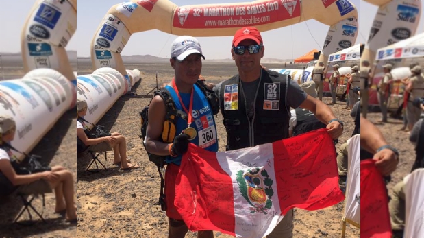 Remigio Huamán finalizó quinto en la Marathon Des Sables en el Desierto de Sahara