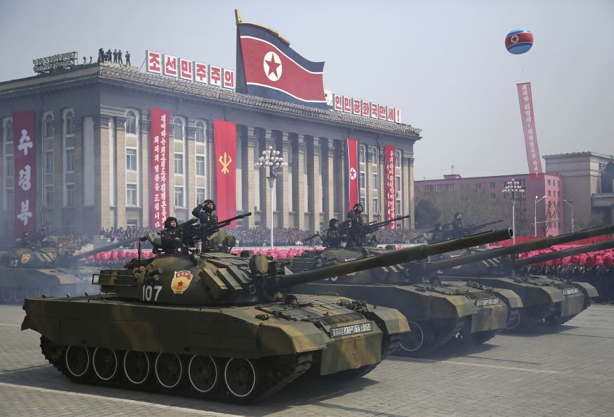 Corea del Norte mantiene un importante poderío militar. (AP).