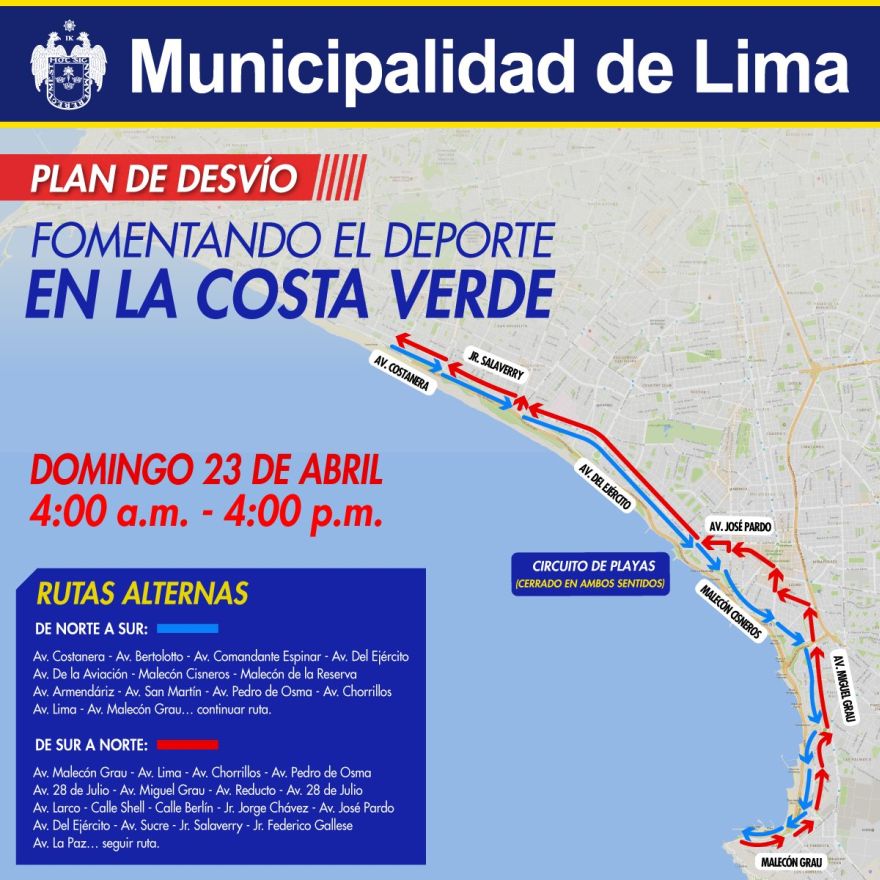 Las pruebas de natación, ciclismo y trote se desarrollarán en la Playa Agua Dulce en la Costa Verde.