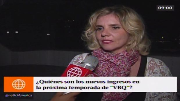 Johanna San Miguel: "Estoy feliz de sumarme a VBQ todo por la ... - El Comercio