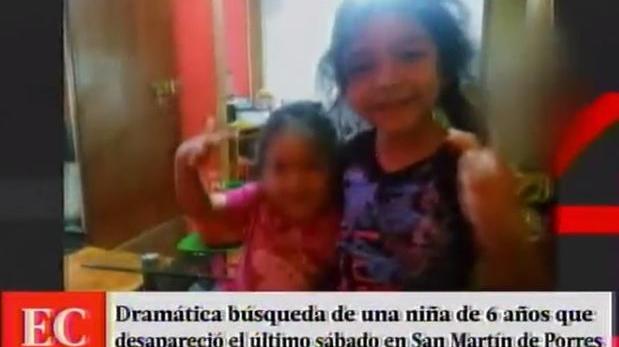 SMP: niña de 6 años desapareció en extrañas circunstancias
