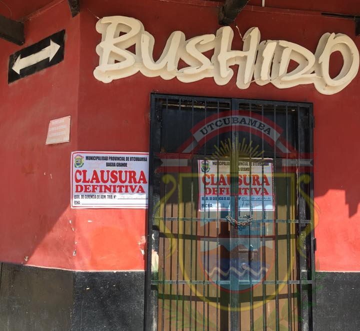 Esta es la discoteca de Bagua Grande donde habría sido dopada la menor. Hoy está clausurada por orden de la Municipalidad Provincial de Utcubamba (Foto: Municipalidad Provincial de Utcubamba)