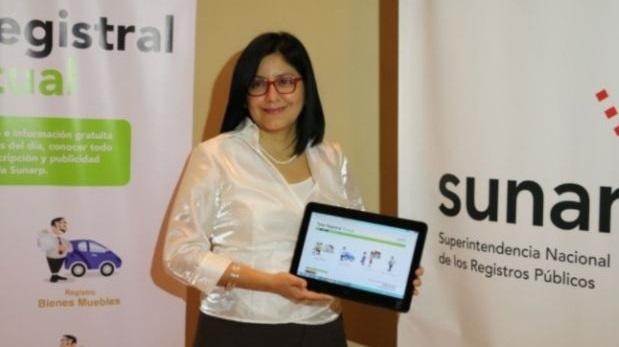 Sunarp presentó plataforma para solicitudes de inscripción