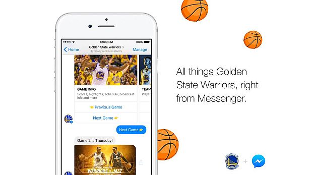 Golden State Warriors da información de los playoff en Facebook
