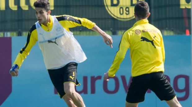 Marc Bartra volvió a entrenar con Dortmund tras atentado