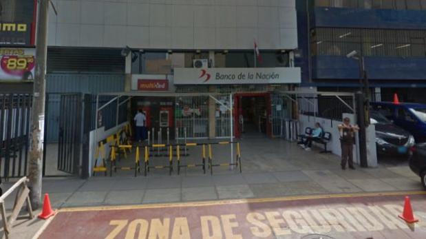 Seis sujetos asaltan agencia del Banco de la Nación — La Victoria
