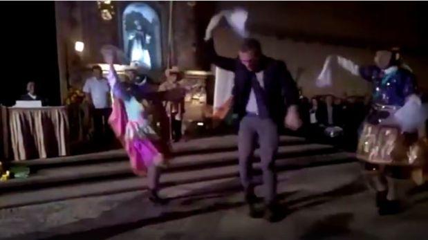 El llamativo baile del ministro Del Solar en Cajamarca