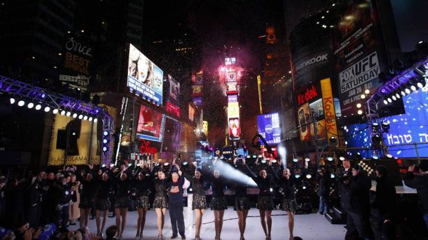 FOTOS: PSY, Taylor Swift y Carly Rae Jepsen recibieron el Año Nuevo en Times Square