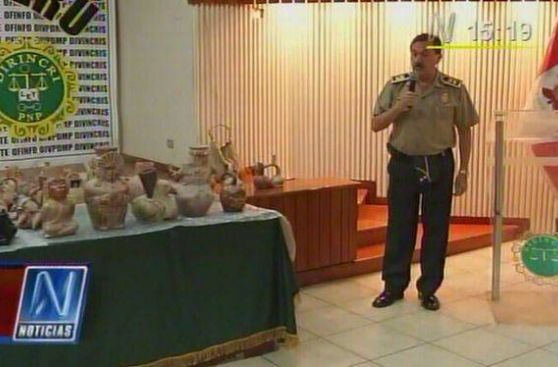 Policía recuperó 253 cerámicas de las culturas Mochica y Chimú