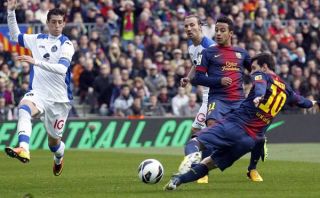FC Barcelona goleó 6-1 al Getafe y Messi marcó por décimo tercer partido seguido
