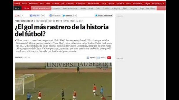 "¿El gol más rastrero de la historia?", preguntan en España tras 'blooper' de 'Chiquito' Flores
