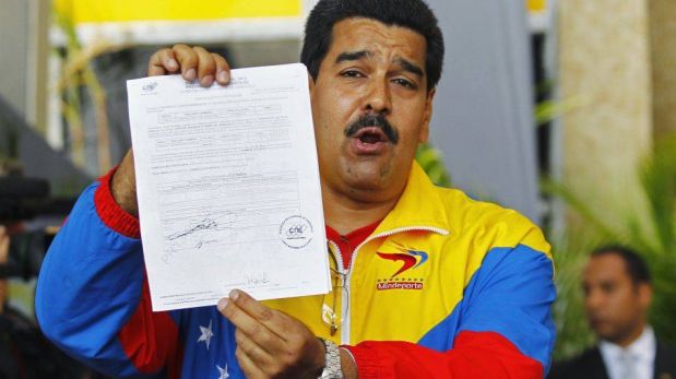 FOTOS: Nicolás Maduro, el “hijo de Hugo Chávez”, presentó su candidatura presidencial