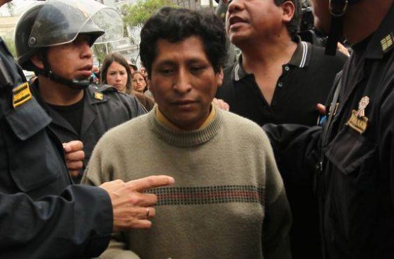 Dirigente de Conare Sutep fue capturado y recluido en el penal de Lurigancho