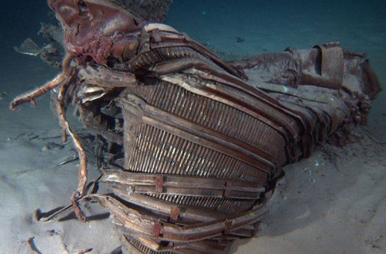 FOTOS: así recuperaron los motores de la misión que llevó al hombre a la Luna